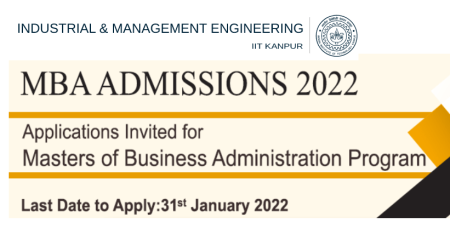 IIT Kanpur MBA Admission