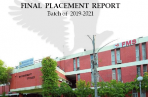 FMS Delhi MBA Placement