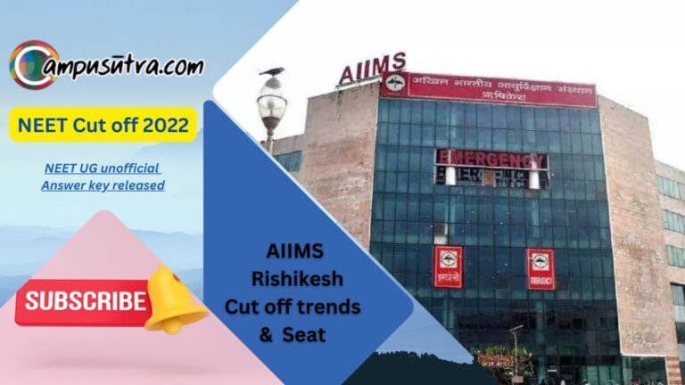 AIIMS Rishikesh Cutoffs 2022