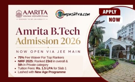 Amrita B Tech Admission 2026