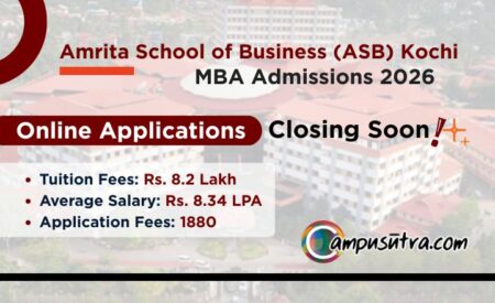 Amrita School of Business Kochi MBA Admission 2026