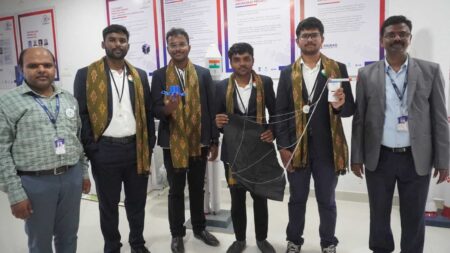 Anurag University emerges as world champion in the World CanSat and Rocketry Championship held in Portugal Anurag University