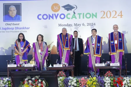 VP J Dhankhar inspires graduates at BIMTECH 36th convocation BIMTECH Convocations