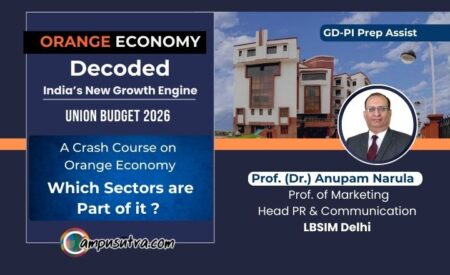 Orange Economy: India’s Next Growth by Prof. (Dr.) Anupam Narula
