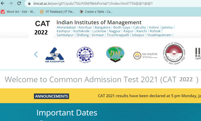 CAT Exam 2022 Registration Date IIM Admission 2023 CAT Exam 2022 Registration Date IIM Admission 2023