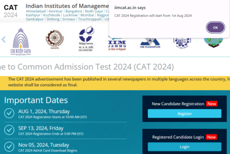 CAT 2024 registration link
