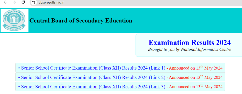 CBSE Class 12 results Out 12th Result