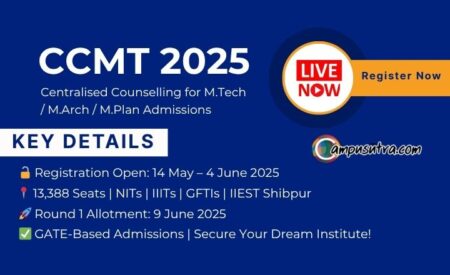 CCMT 2025 Registration Begins CCMT 2025