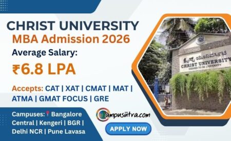 CHRIST UNIVERSITY MBA Admission 2026