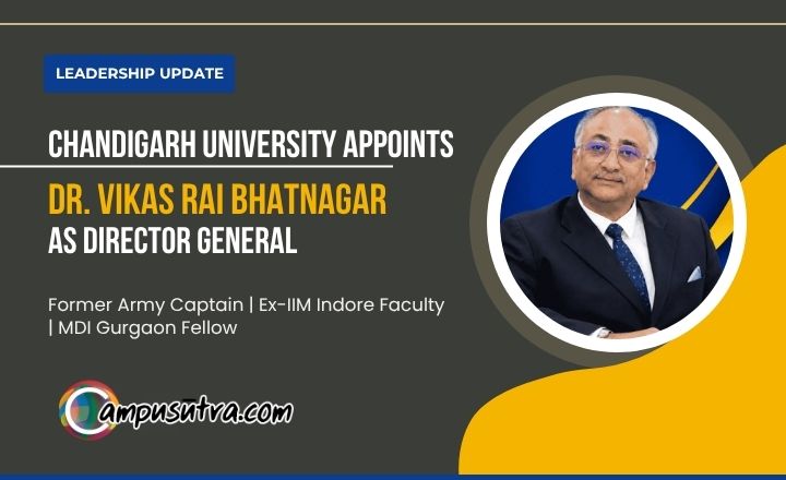 Chandigarh University Appoints Dr. Vikas Rai Bhatnagar