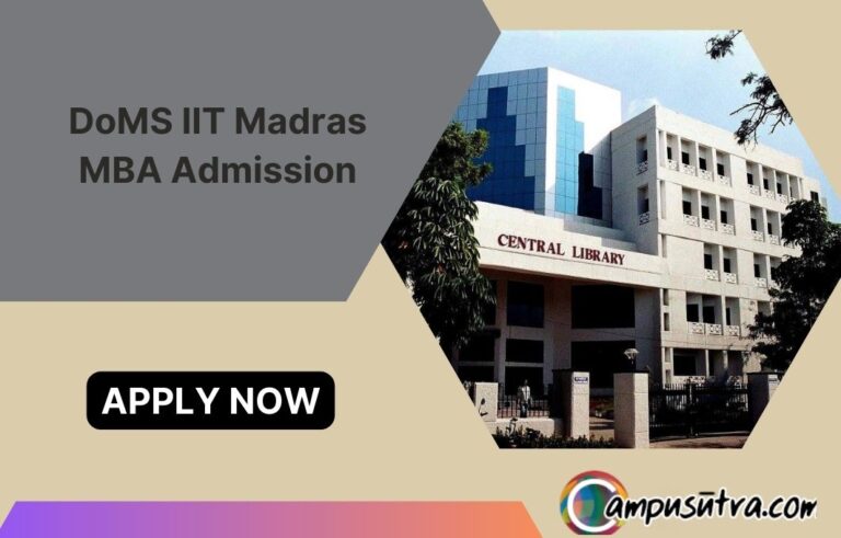 DoMS IIT MBA Admission