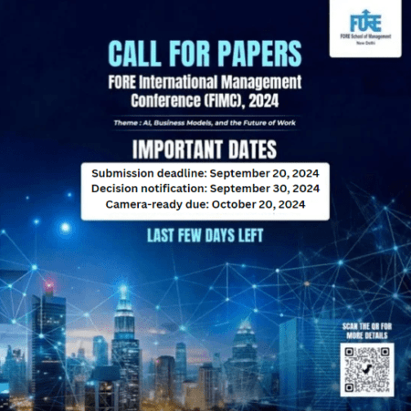 International Management Conference 2024: AI, Business Models, and the Future of Work at FORE School FORE Conference