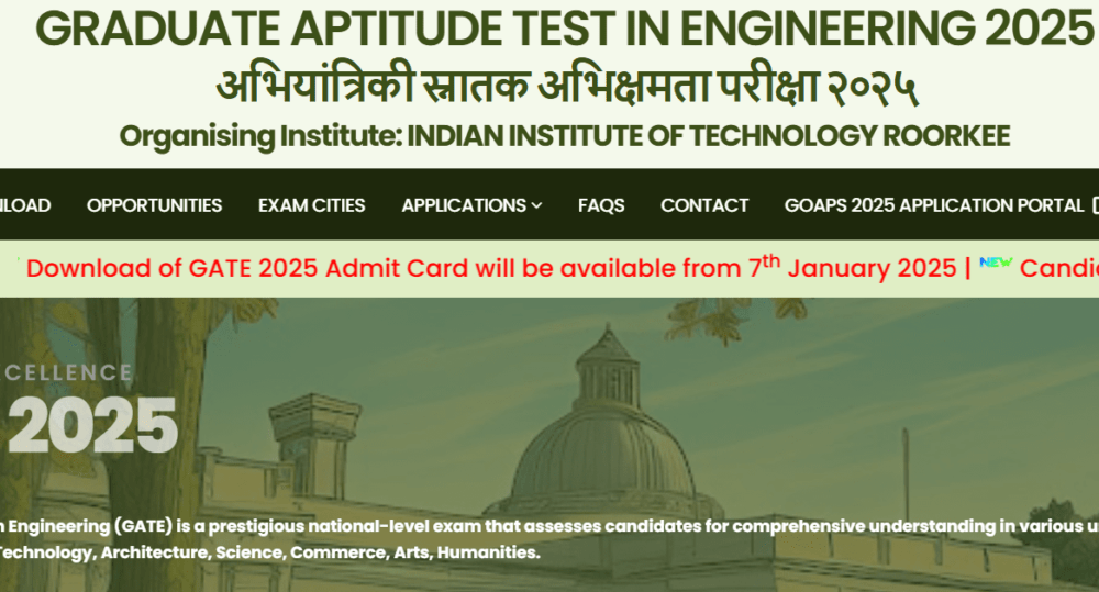 GATE Admit card