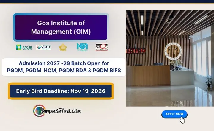 GIM Admissions 2027
