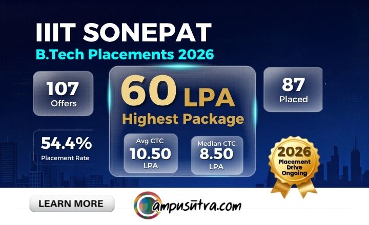 IIIT Sonepat placement 2026