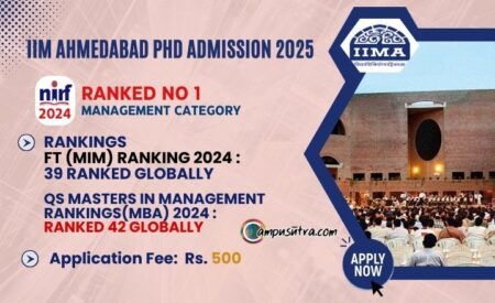 IIM Ahmedabad PhD Admission