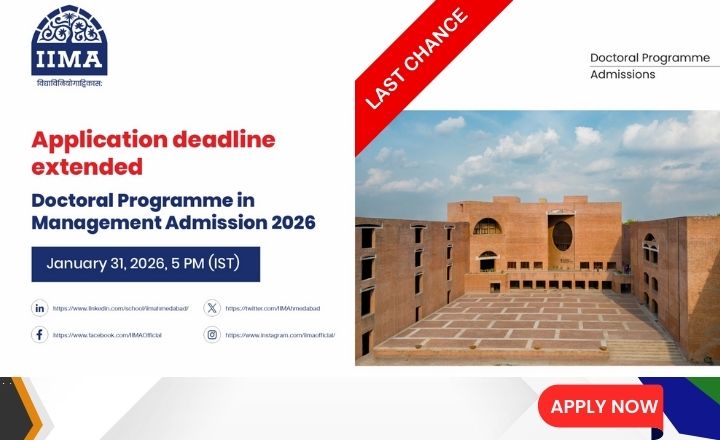 IIM Ahmedabad PhD Admission 2026