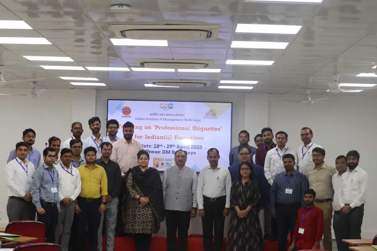 ‘Professional Etiquettes’ – a two-day MDP organized by IIM Bodh Gaya Professional Etiquettes