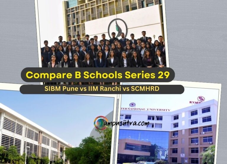 IIM Ranchi vs SCMHRD