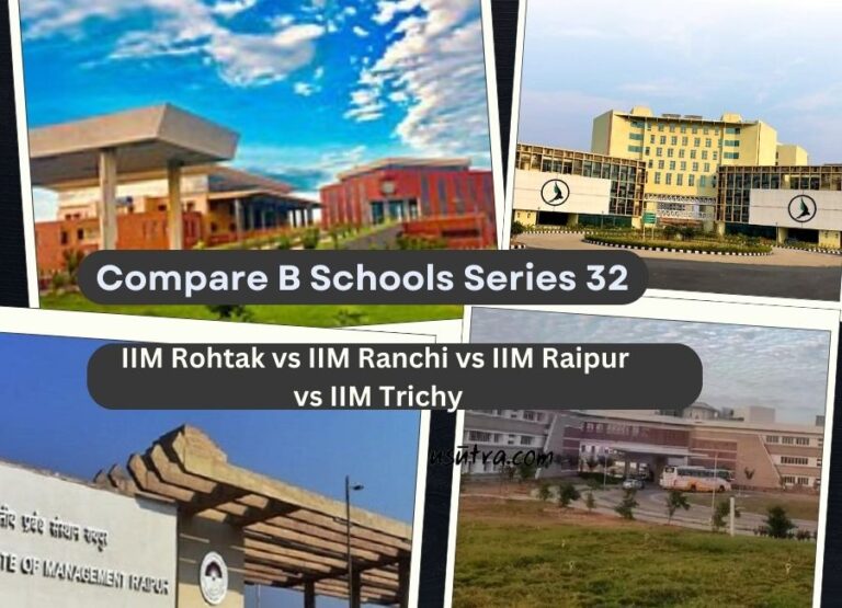 IIM Rohtak vs IIM Ranchi vs IIM Raipur