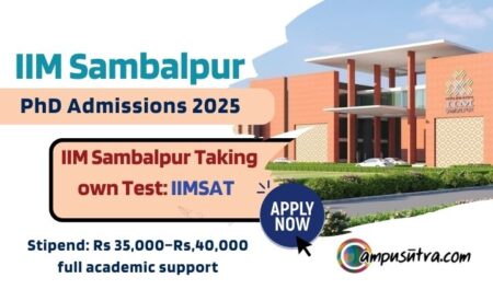 IIM Sambalpur PhD Admissions