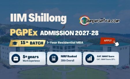 IIM Shillong Admission 2027