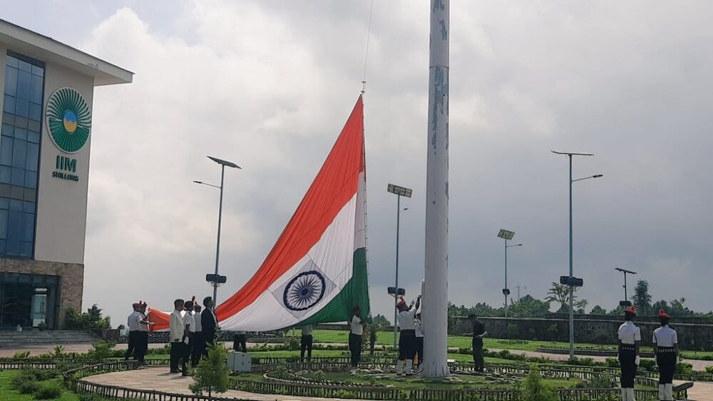 IIM Shillong Celebrates 77th Independence Day 77th Independence Day