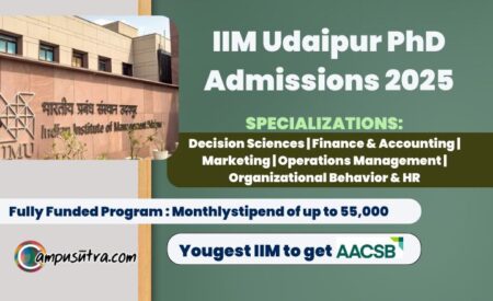 IIM Udaipur PhD Admission