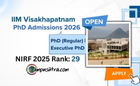 IIM Visakhapatnam PhD Admission 2026. Application Open. IIM V PhD Admissions