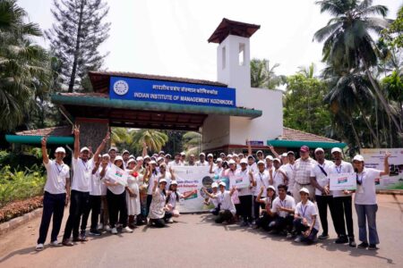 Chhattisgarh Delegation consisting of 45 Participants arrive at IIM Kozhikode Yuva sangam