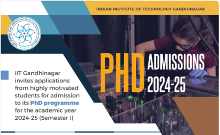 IIT Gandhinagar PhD admission 2024