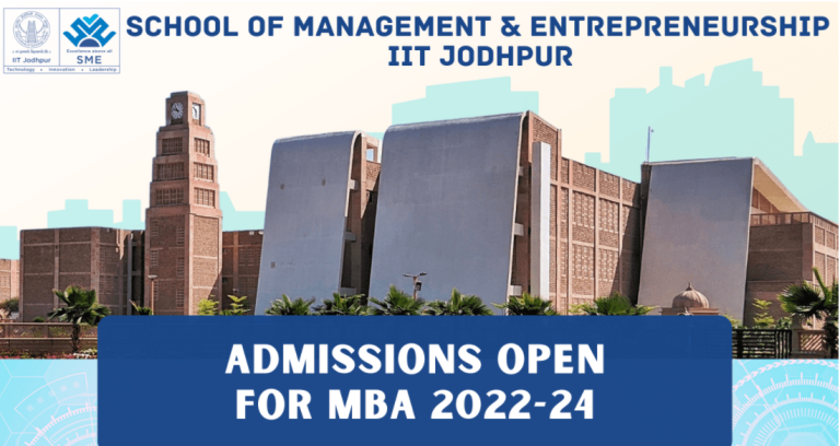 IIT Jodhpur MBA Admission