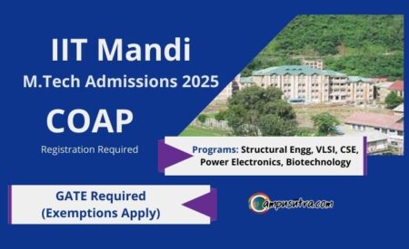 IIT Mandi M Tech Admissions 2025