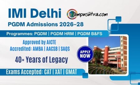 IMI Delhi Admissions