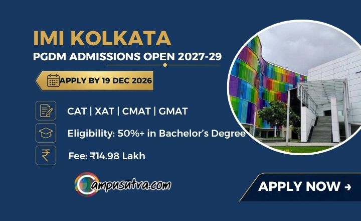 IMI Kolkata Admission 2027