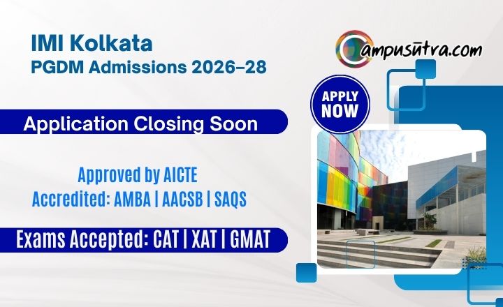 IMI Kolkata PGDM Admission 2026. Fees and Placement IMI Kolkata Admissions 2026