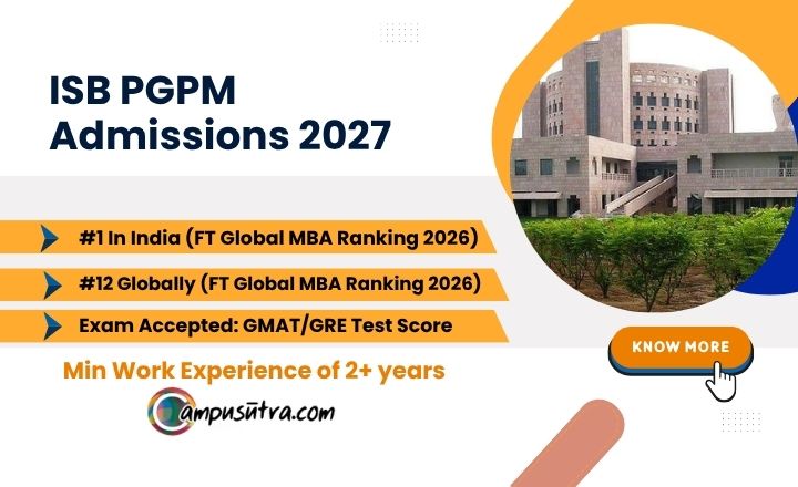ISB Admissions 2027