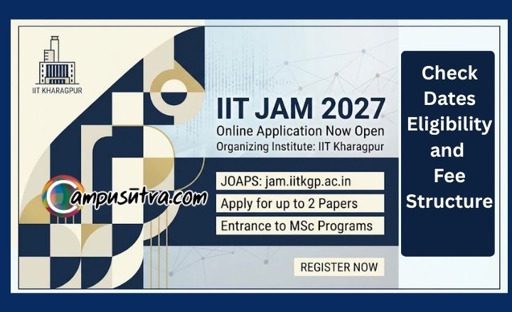 IIT Kharagpur Begins IIT JAM 2027 Online Application via JOAPS JAM 2027