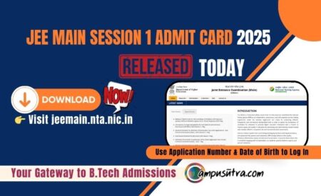 JEE Main admit card 2025