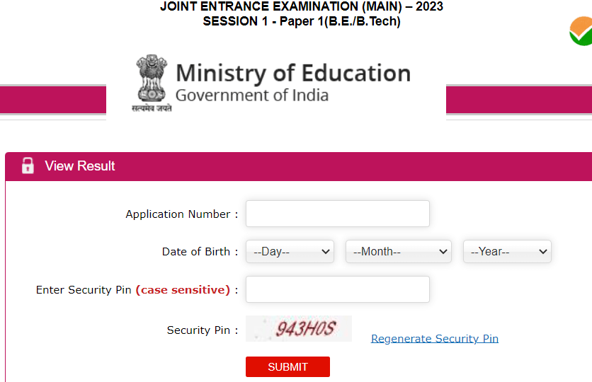 JEE Mains 2023 Result. JEE Session 2 registration from today