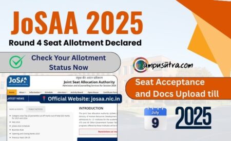 JoSAA 2025 Allotment