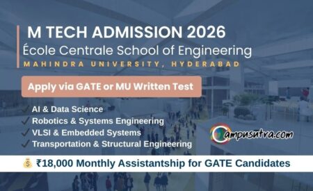 M Tech Admissions