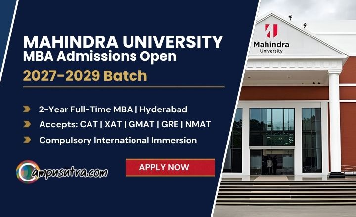 : Mahindra University applications