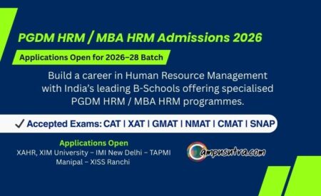 MBA HRM Admissions