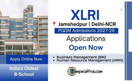 XLRI PGDM Admission. Applications Opened, Apply Online XLRI Admission