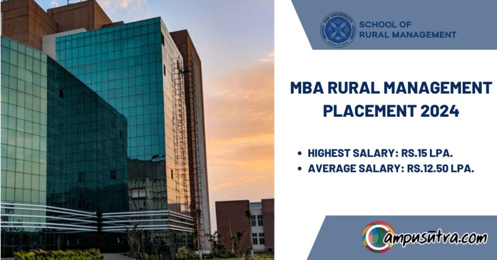 MBA Rural Management Placement 2024