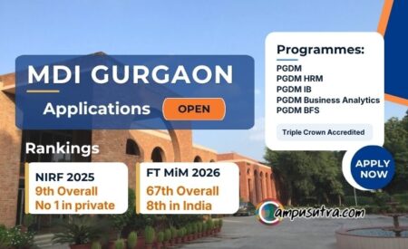 MDI GURGAON Application Open