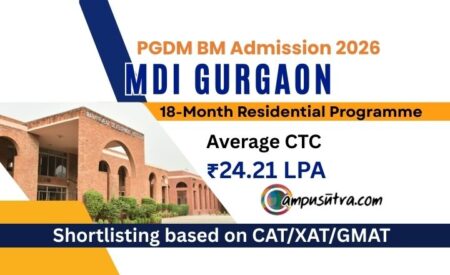 MDI Gurgaon Admissions 2026