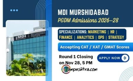 MDI Murshidabad PGDM Admissions 2026