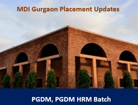 MDI Gurgaon Placement 2022